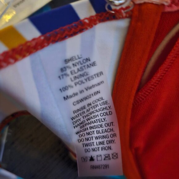 NWT JOHNNY WAS Kaya Bikini Top And Hipster Bottoms 2-Piece Swimsuit Size XS - Picture 8 of 16